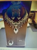 Beautiful 4 pc. set 18k gold womens jewelry set