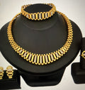 Women's 24K Gold 4 Piece Jewelry Set for discerningblackwomen