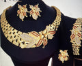18k Gold 4 piece Jewelry Sets for discerningblackwomen