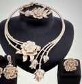 18k Gold 4 piece Jewelry Sets for thediscerningblackwomen